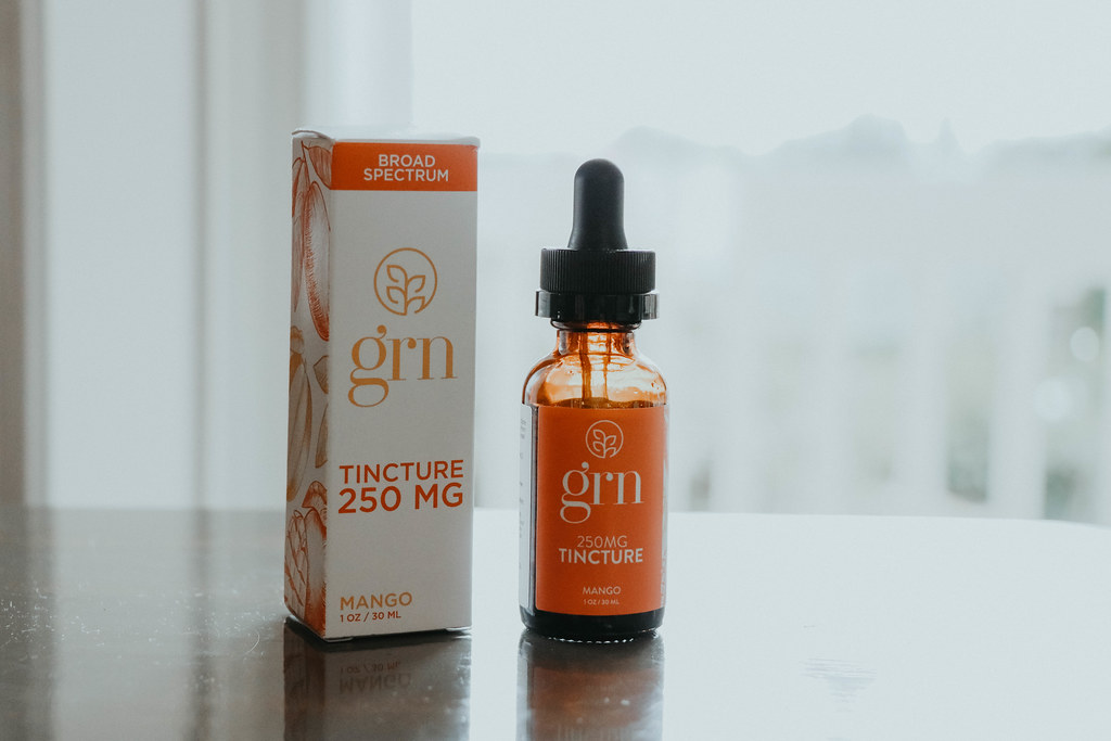 CBD tincture bottle